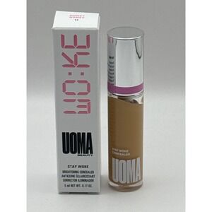 UOMA Beauty‎ Stay Woke Brightening Concealer Honey T3 Full Coverage BNIB